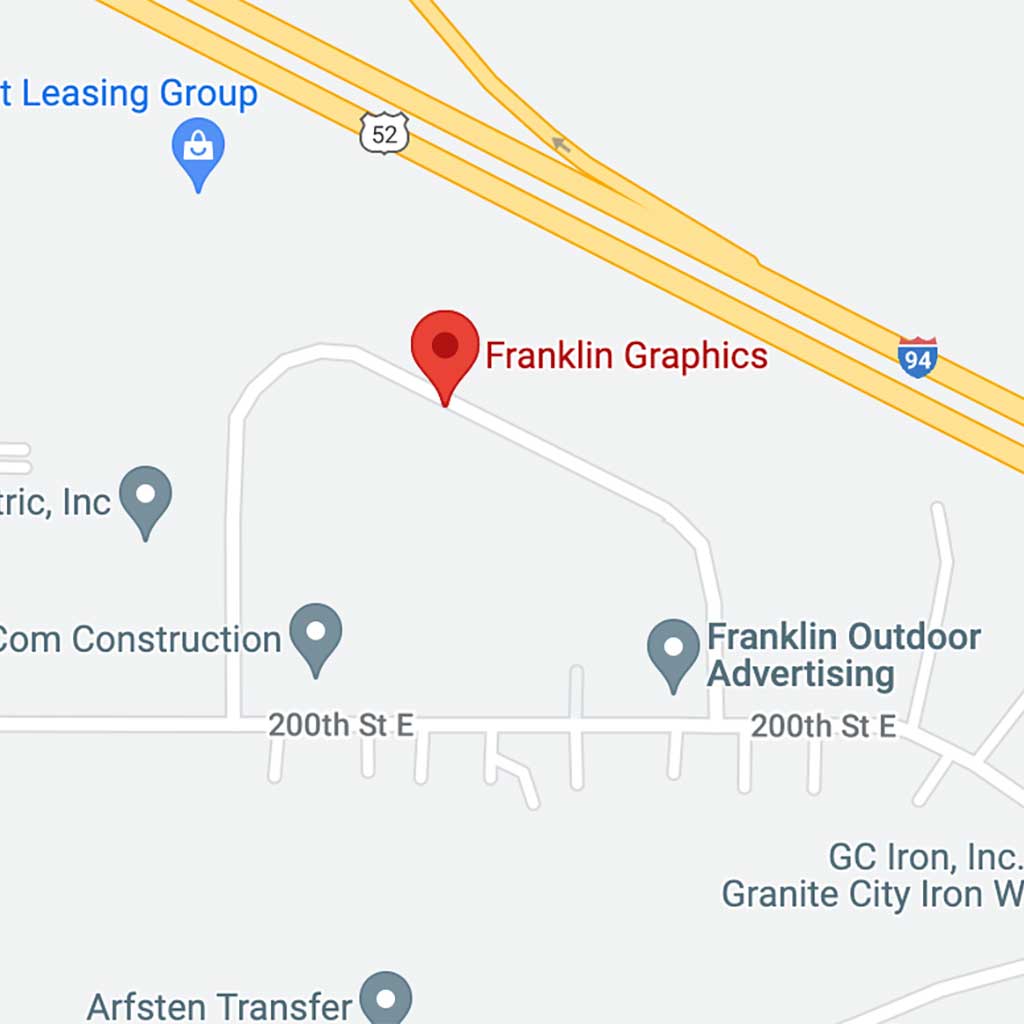 Franklin Graphics 20092 Edison Circle East Clearwater MN 55320